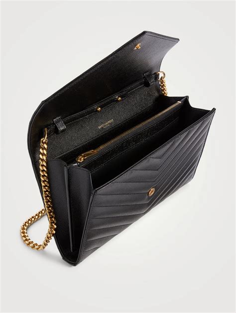 ysl bag chain wallet|ysl wallet on chain sale.